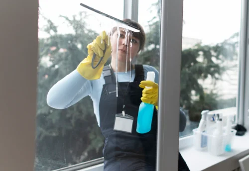 Nettoyage de vitres intérieures et extérieures à Alleyras